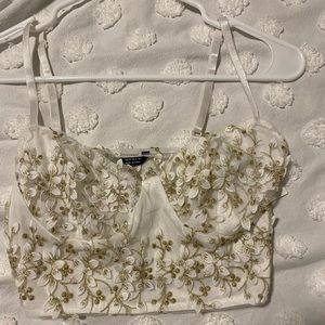 Size small floral tank